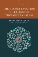 Mohammad Iqbal - The Reconstruction of Religious Thought in Islam - 9780804781473 - V9780804781473