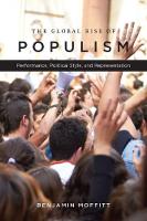 Benjamin Moffitt - The Global Rise of Populism: Performance, Political Style, and Representation - 9780804796132 - V9780804796132
