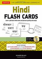 Richard Delacy - Hindi Flash Cards Kit: Learn 1,500 basic Hindi words and phrases quickly and easily! (Audio CD Included) - 9780804839884 - V9780804839884