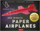 Andrew Dewar - One Minute Paper Airplanes Kit: 12 Pop-Out Planes, Easily Assembled in Under a Minute - 9780804844550 - V9780804844550