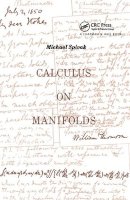 Michael Spivak - Calculus on Manifolds - 9780805390216 - V9780805390216