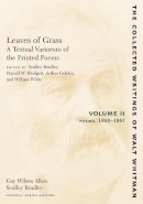 Walt Whitman - Leaves of Grass, a Textual Variorum of the Printed Poems - 9780814794432 - V9780814794432