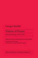 Bataille, Georges - Visions of Excess - 9780816612833 - V9780816612833