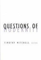 Timothy Mitchell - Questions of Modernity - 9780816631346 - V9780816631346