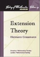 Unknown - Extension Theory (History of Mathematics, 19.) - 9780821820315 - V9780821820315