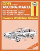 Haynes Publishing - Opel Ascona & Manta (B Series) (Sept 75 - 88) Haynes Repair Manual - 9780857336132 - V9780857336132