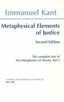 J Ladd - Metaphysical Elements of Justice - 9780872204188 - V9780872204188
