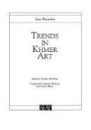 Jean Boisselier - Trends in Khmer Art (Studies on Southeast Asia) - 9780877277057 - V9780877277057