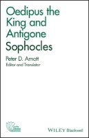 Sophocles - Oedipus, the King and Antigone (Crofts Classics) - 9780882950945 - V9780882950945