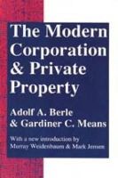 Gardiner Means - The Modern Corporation and Private Property - 9780887388873 - V9780887388873