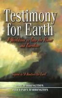 Harrington, Bob; Harrington, Linda - Testimony for Earth - 9780888396457 - V9780888396457