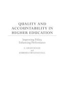 E. Grady Bogue - Quality and Accountability in Higher Education - 9780897898836 - V9780897898836