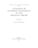 Edward Ullendorff - Catalogue of Ethiopian Manuscripts in the Bodleian Library - 9780900177200 - V9780900177200
