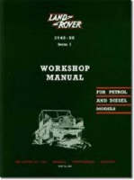 Brooklands Books Ltd - Land Rover Ser 1 WSM 1948-58 (Official Workshop Manuals) - 9780907073987 - V9780907073987