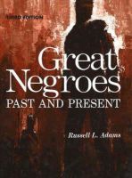 Russell L. Adams - Great Negroes - 9780910030083 - V9780910030083
