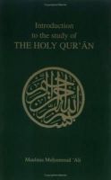 M. Ali - Introduction to the Study of the Holy Quaran - 9780913321065 - V9780913321065