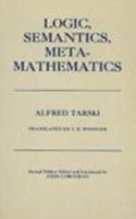 Alfred Tarski - Logic, Semantics, Metamathematics - 9780915144754 - V9780915144754