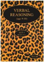 Walsh, Mary, Walsh, Barbara - Verbal Reasoning: Age 9-10 Set 1 - 9780955309939 - V9780955309939