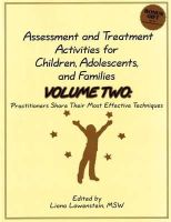L Lowenstein - Assessment and Treatment Activities for Children, Adolescents and Families - 9780968519950 - V9780968519950