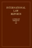 Edited By Elihu Laut - International Law Reports - 9781107036741 - V9781107036741