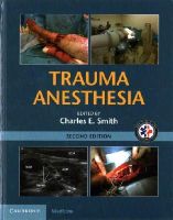 Charles Smith - Trauma Anesthesia - 9781107038264 - V9781107038264