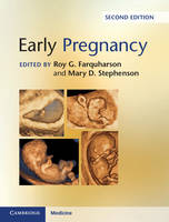 Edited By Roy G. Far - Early Pregnancy - 9781107082014 - V9781107082014