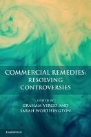 Graham Virgo - Commercial Remedies: Resolving Controversies - 9781107171329 - V9781107171329