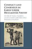 Paola Bassino - Conflict and Consensus in Early Greek Hexameter Poetry - 9781107175747 - V9781107175747
