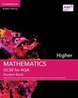 Karen Morrison - GCSE Mathematics for AQA Higher Student Book - 9781107448032 - V9781107448032