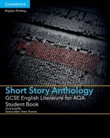 Chris Sutcliffe - GCSE English Literature for AQA Short Story Anthology Student Book - 9781107454408 - V9781107454408