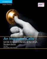 Seal, Jon - GCSE English Literature for AQA An Inspector Calls Student Book - 9781107454552 - V9781107454552