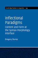 Gregory Stump - Inflectional Paradigms - 9781107460850 - V9781107460850