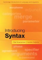 Olaf Koeneman - Introducing Syntax (Cambridge Introductions to Language and Linguistics) - 9781107480643 - V9781107480643