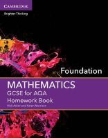 Nick Asker - GCSE Mathematics for AQA Foundation Homework Book - 9781107496910 - V9781107496910