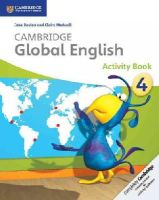 Jane Boylan - Cambridge Global English Stage 4 Activity Book: for Cambridge Primary English as a Second Language - 9781107613614 - V9781107613614