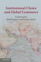 Joseph Jupille - Institutional Choice and Global Commerce - 9781107645929 - V9781107645929