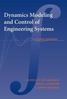 Kulakowski, Bohdan T., Gardner, John F., Shearer, J. Lowen - Dynamic Modeling and Control of Engineering Systems - 9781107650442 - V9781107650442
