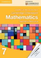Greg Byrd - Cambridge Checkpoint Mathematics Teacher's Resource 7 (Cambridge International Examinations) - 9781107693807 - V9781107693807