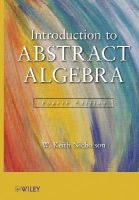 W. Keith Nicholson - Introduction to Abstract Algebra - 9781118296035 - V9781118296035