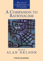 Alan Nelson - Companion to Rationalism - 9781118360620 - V9781118360620