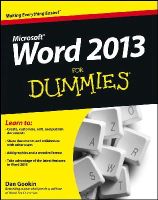 Gookin, Dan - Word 2013 For Dummies - 9781118491232 - V9781118491232