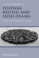 Nigel Alderman - A Concise Companion to Postwar British and Irish Poetry - 9781118646946 - V9781118646946