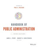 James L. Perry - Handbook of Public Administration - 9781118775554 - V9781118775554