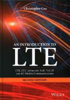 Christopher Cox - An Introduction to LTE: LTE, LTE-advanced, SAE, VoLTE and 4G Mobile Communications - 9781118818039 - V9781118818039