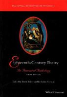 David Fairer - Eighteenth-Century Poetry: An Annotated Anthology - 9781118824757 - V9781118824757