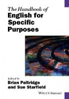 Brian Paltridge (Ed.) - The Handbook of English for Specific Purposes - 9781118941553 - V9781118941553