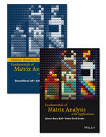 Edward Barry Saff - Fundamentals of Matrix Analysis with Applications Set - 9781118995419 - V9781118995419