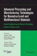 Tatsuki Ohji (Ed.) - Advanced Processing and Manufacturing Technologies for Nanostructured and Multifunctional Materials, Volume 35, Issue 6 - 9781119040262 - V9781119040262