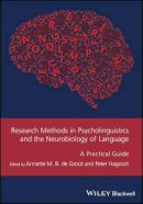 Peter Hagoort - Research Methods in Psycholinguistics and the Neurobiology of Language - 9781119109846 - V9781119109846