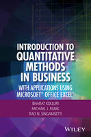 Bharat Kolluri - Introduction to Quantitative Methods in Business: With Applications Using Microsoft Office Excel - 9781119220978 - V9781119220978